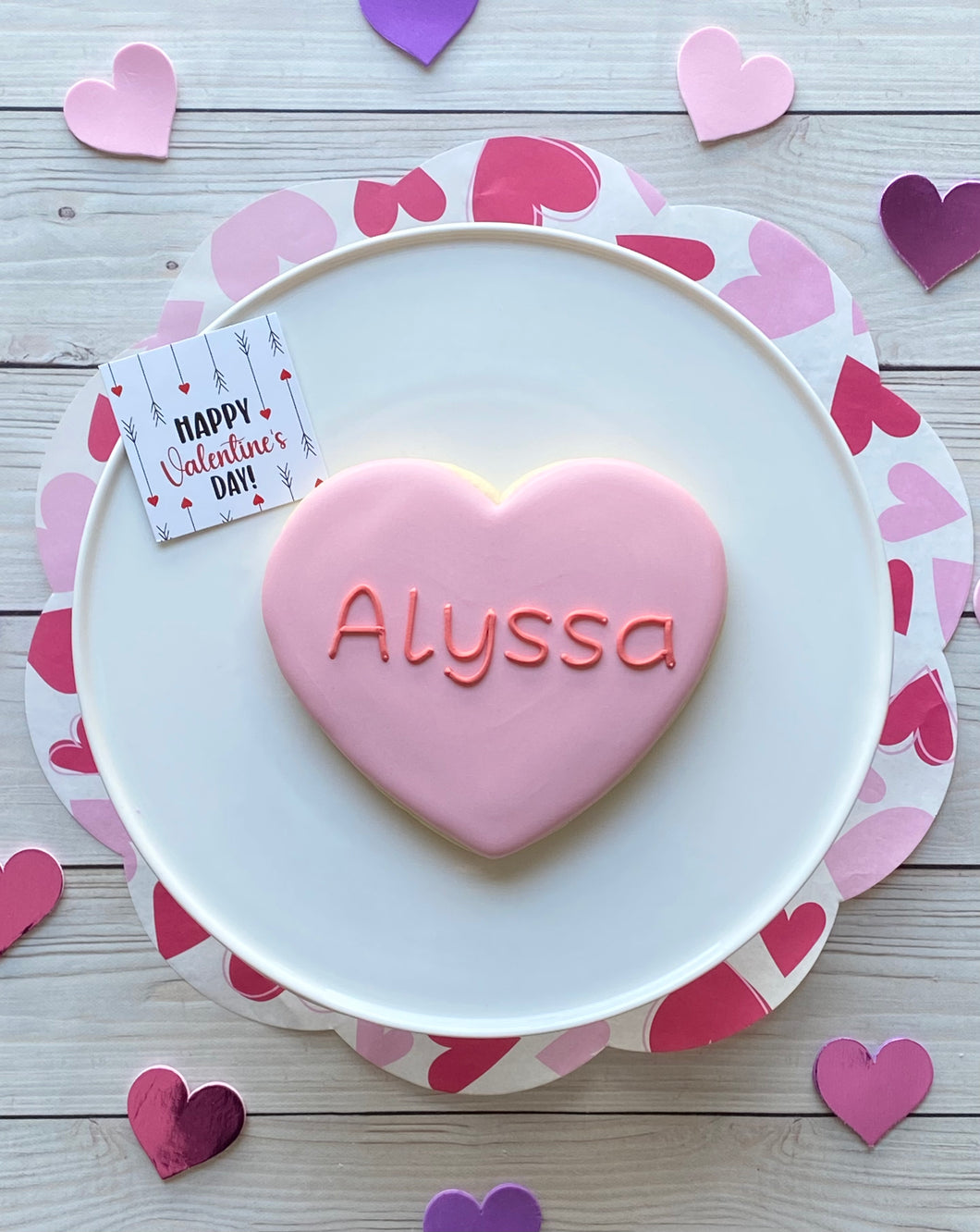 Single Heart Cookie